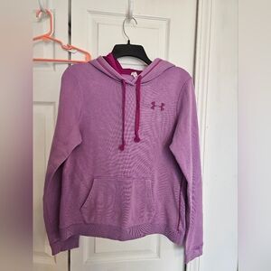 Under Armour Women's Lavender Hoodie Sz Small Semi Fitted